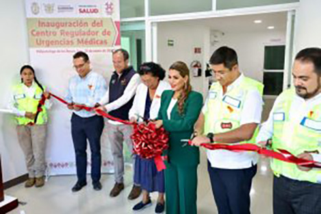 Inaugura Evelyn Salgado el centro regulador de urgencias médicas en Guerrero con casi 3 mdp de inversión