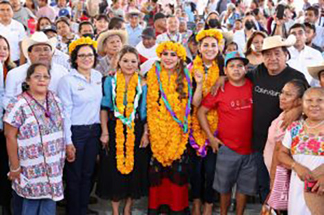 Invierte Evelyn Salgado más de 70 mdp en obras y apoyos sociales para pueblos nahuas del Alto Balsas en Guerrero