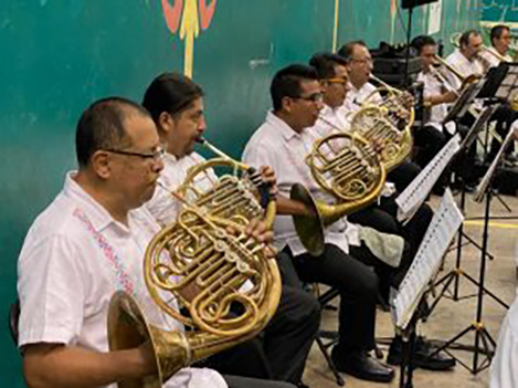 Más de 800 personas acompañan a la filarmónica de Acapulco en su inicio de temporada