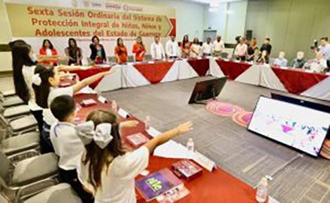 Refrenda Evelyn Salgado compromiso para fortalecer el sistema de protección integral de los derechos de la niñez guerrerense