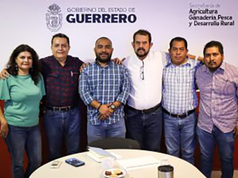 Titular de SAGADEGRO, Alejandro Zepeda atiende demandas de la confederación nacional Plan de Ayala Guerrero