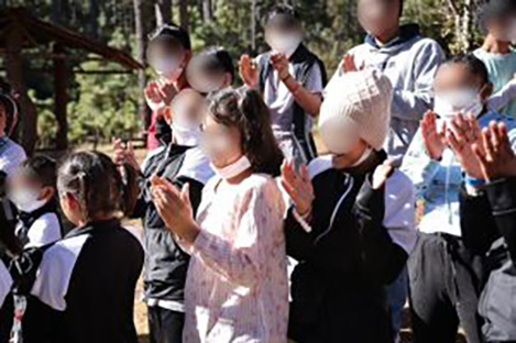 Visitan parque ecoturístico de Llanos de Tepoxtepec niños de la casa hogar