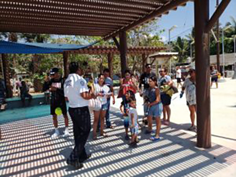 Dirección general de prevención social del delito realizó acciones de proximidad social durante este fin de semana largo