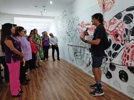 Inauguran la exposición pictórica “Imaginario”, en el Palacio de Cultura de Chilpancingo