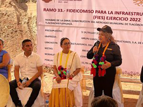 Inicia Gobierno de Guerrero construcción del nuevo mercado municipal de Tlacoachistlahuaca