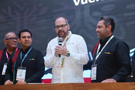 Presenta SECTUR Guerrero vuelo Monterrey- Ixtapa Zihuatanejo con viva Aerobús en pabellón Guerrero