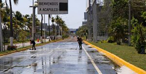 Avanza la rehabilitación de la carpeta asfáltica de la avenida escénica en Acapulco: CICAEG