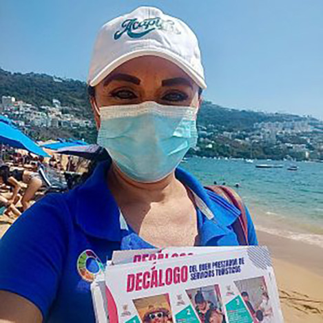 En vacaciones de Semana Santa, atendemos de manera cercana a nuestros visitantes: SECTUR