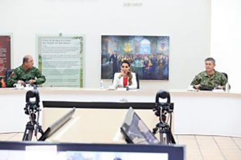 Encabeza Evelyn Salgado reunión de la mesa para la construcción de la paz