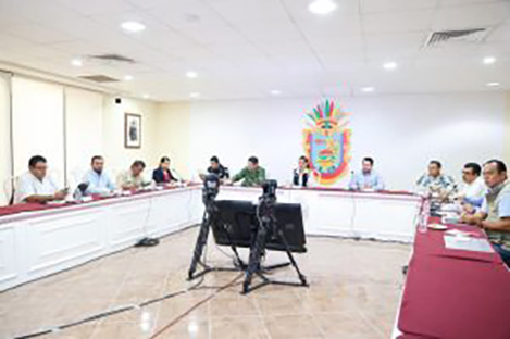 Encabeza la Gobernadora Evelyn Salgado Pineda la reunión de la mesa de coordinación para la construcción de la paz