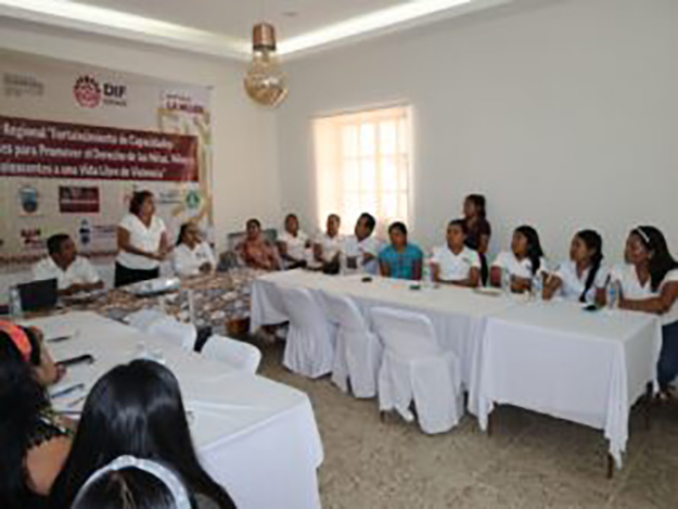 Culmina Semujer y DIF Guerrero taller regional para promover los derechos de los niñas y niños en Tlacoachistlahuaca