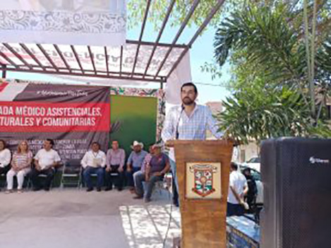 Participa Sagadegro en la Feria Institucional de Servicios para el Bienestar en Huitziltepec