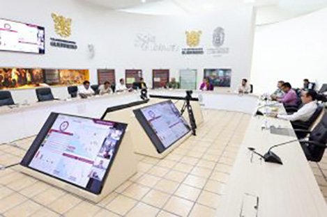 Revisa Evelyn Salgado con mesa de coordinación resultados de operativos de la estrategia de seguridad en Guerrero