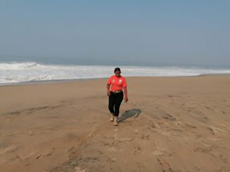 Se registra alto oleaje en playas de Guerrero, ocasionado por evento de Mar de Fondo