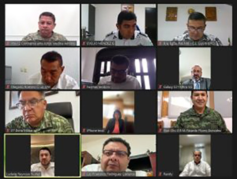 Sesionan integrantes de la mesa de coordinación para la construcción de la paz