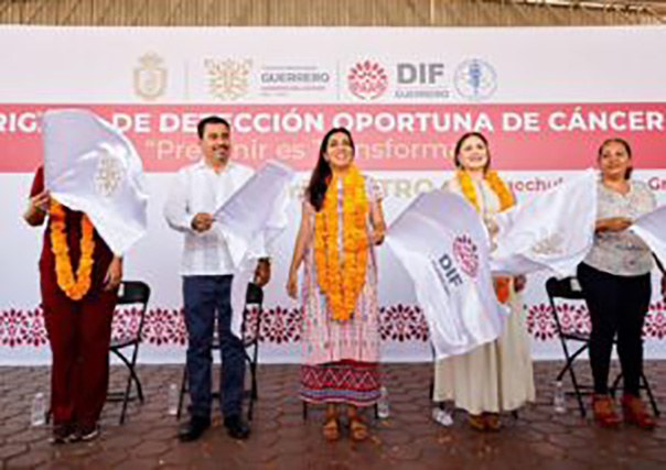DIF Guerrero y el IECAN, arrancan jornada para la detección del cáncer en la región Centro