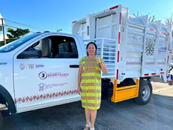 Entrega Gobierno del Estado camiones recolectores de residuos sólidos a municipios