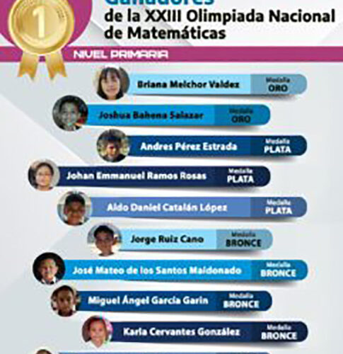 Estudiantes guerrerenses ganan 16 preseas, tres de oro, seis de plata y siete de bronce en la Olimpiada Nacional de Matemáticas de Primaria y Secundaria