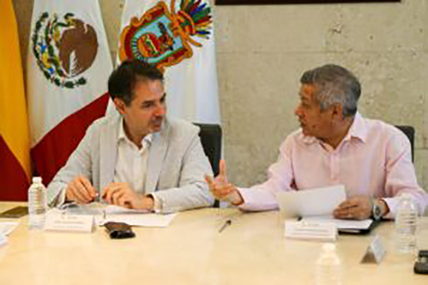 Gobierno del Estado recibe al embajador de España en México