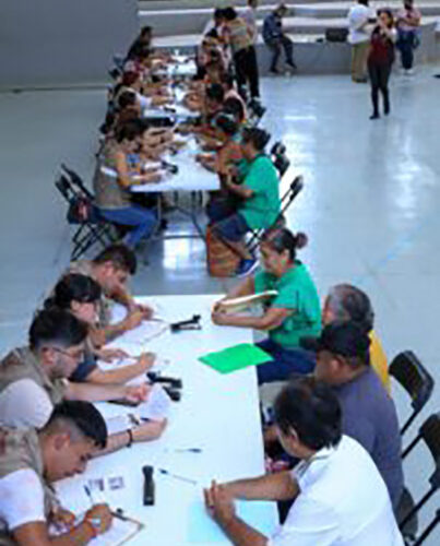 Gracias a las gestiones de Evelyn Salgado ante la federación inicia el censo del Programa para el Bienestar de las personas en Emergencia Social o Natural