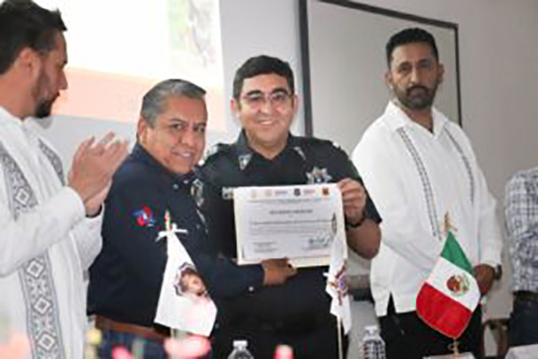 Impulsa el secretario de Seguridad Pública Estatal, Evelio Méndez Gómez estrategias para la profesionalización del personal