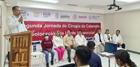 Arranca Segunda Jornada de Cirugías de Catarata y colocación de Lente Intraocular