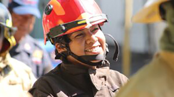 Con un desfile personal de la SGIRPCGRO, conmemora el Día de la y el Bombero