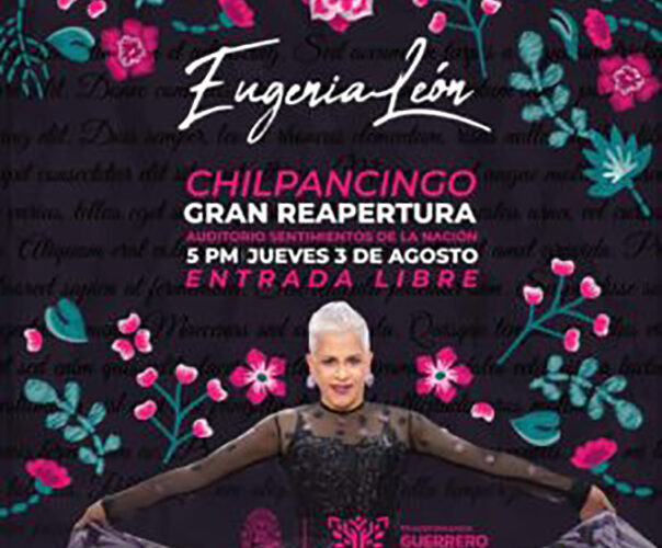 Eugenia León engalanará la reapertura del Auditorio Sentimientos de la Nación