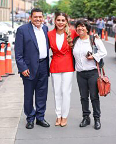 La gobernadora Evelyn Salgado Pineda se reunió con el presidente Andrés Manuel López Obrador en Palacio Nacional
