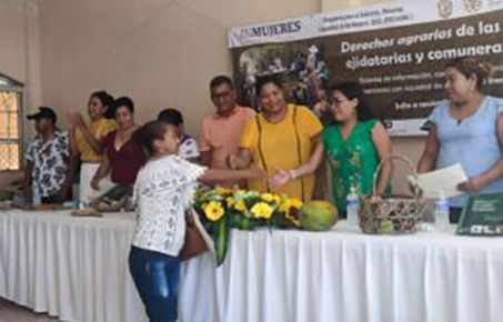 La SEMUJER realizó el cuarto taller de los derechos Agrarios de las Mujeres en San Marcos