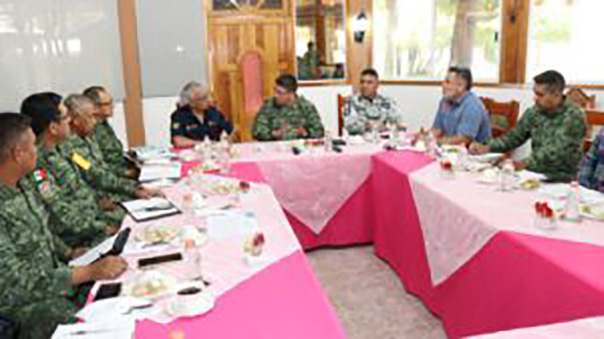 SGIRPCGRO y Sedena acuerdan intensificar medidas preventivas en zona de alto riesgo por lluvias