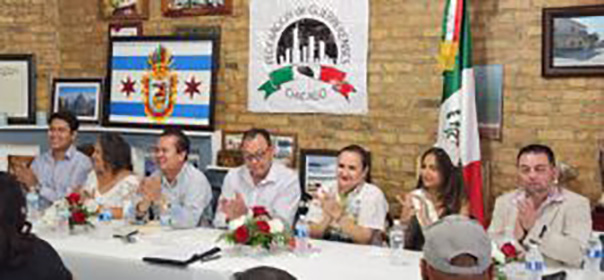 Participa la titular de la SEMAI en encuentro con integrantes de clubs radicados en Chicago Illinois