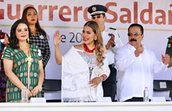 Conmemora Evelyn Salgado el 241 Aniversario del Natalicio de Vicente Guerrero en Tixtla