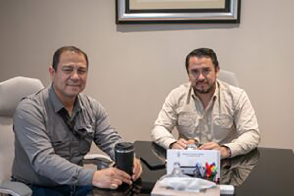 El secretario general de Gobierno, Ludwig Marcial Reynoso Núñez, se reunió con el vicepresidente de la firma canadiense Torex Gold Resources Inc., Faysal Rodríguez Valenzuela