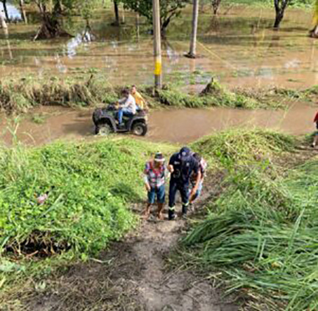 Se continúa brindando apoyo a las familias afectadas tras el paso de la tormenta tropical Max