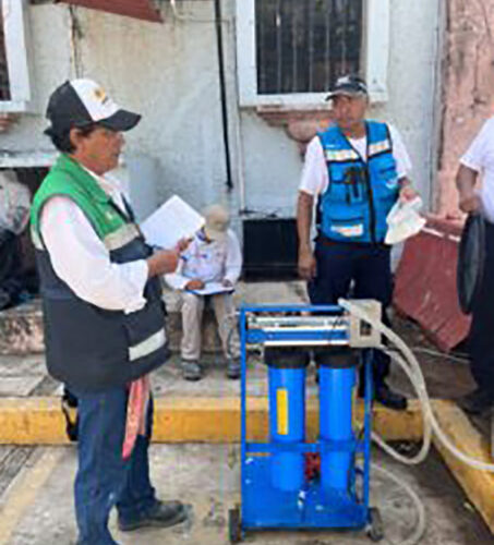 COFEPRIS, COESPRIS de San Luis Potosí y COPRISEG, continúan la evaluación de riesgos y saneamiento básico en Plantas Purificadoras de agua móviles