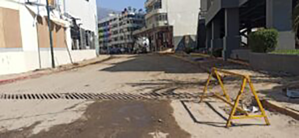 Obras Públicas Guerrero en coordinación con CMIC continúan concluyendo con la limpieza de calles y avenidas principales como las de Galerías Diana