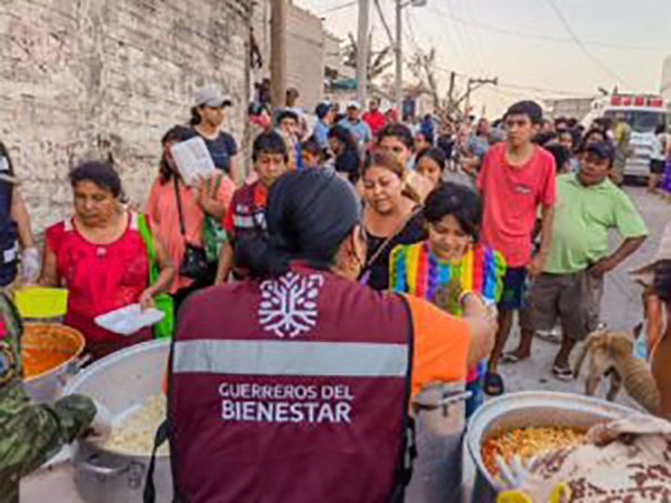 La gobernadora Evelyn Salgado Pineda ha instruido continuar trabajando sin tregua a favor de nuestros hermanos damnificados en Acapulco