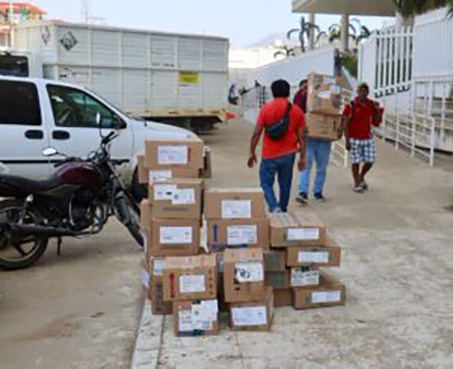 Secretaría de Salud mantiene la distribución permanente de medicamentos e insumos para garantizar el abasto en hospitales y centros de salud de Acapulco