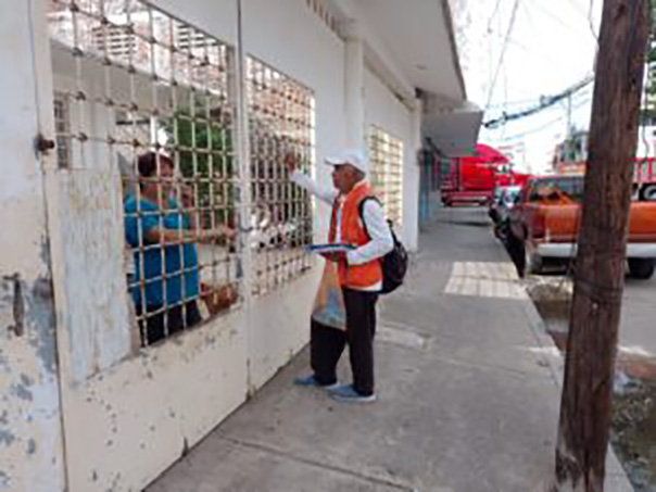 SSG sigue realizando visitas domiciliarias informativas para prevenir enfermedades