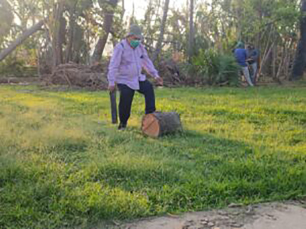 Se realizó la cuarta jornada de limpieza en el Parque Papagayo por habitantes de la zona rural de Acapulco