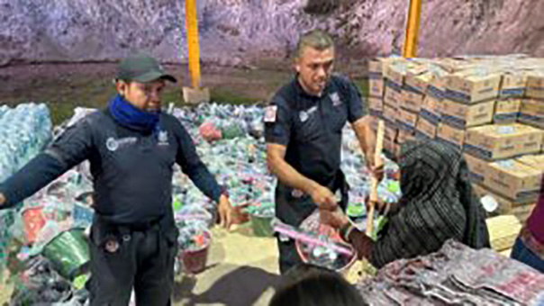 Entrega el gobierno de Guerrero apoyos a familias afectadas por la temporada invernal en la región de la Montaña alta