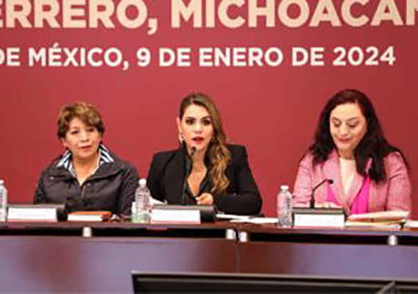 Gobernadora Evelyn Salgado firma convenio de seguridad con Estado de México, Michoacán y Morelos