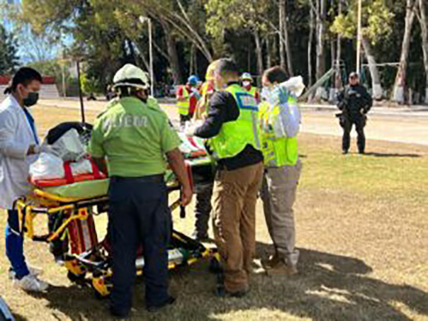 Realiza la SSG y el CRUM traslado aéreo a paciente a la CDMX para recibir atención especializada