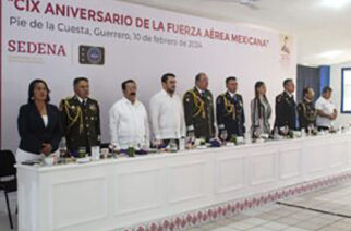 Asiste el secretario general de Gobierno a la conmemoración del 109 aniversario de la Fuerza Aérea Mexicana