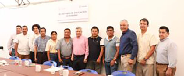 Atiende titular de la SEG al Presidente Municipal y al nuevo Cabildo de Ñuu Savi