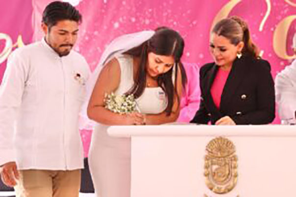 Celebra el gobierno del estado Bodas Colectivas 2024 Nos Casamos