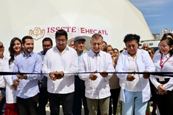 Inaugura ISSSTE hospital móvil “Ehécatl” en Acapulco