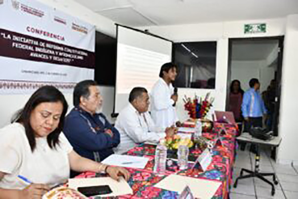 Realizan conferencia sobre la iniciativa de reforma constitucional indígena y afromexicano