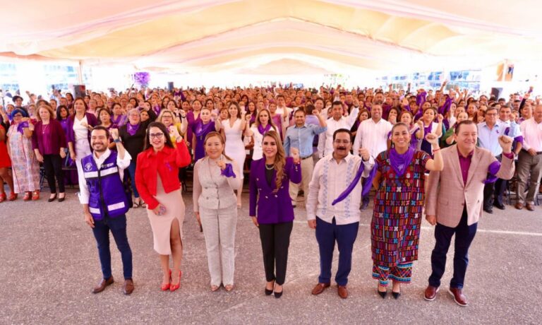 Presenta Evelyn Salgado la “Tarjeta Violeta”, para mujeres vulnerables